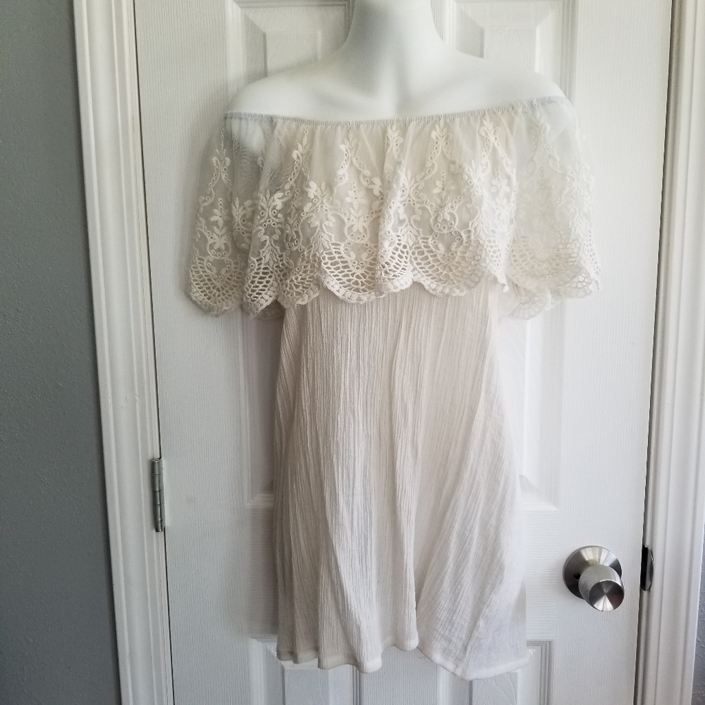 Beautiful Off The Shoulder Sheer Top